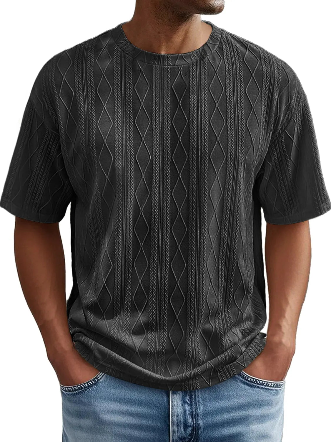Men's Vintage Washed Cotton Stand Collar Pocket Casual Sleeveless Henley Vest