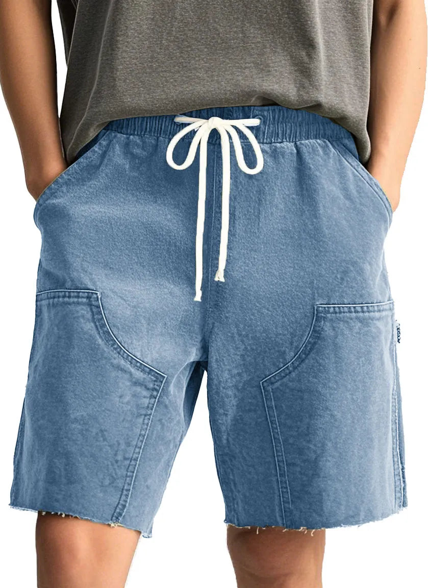 Men's Fashion Retro Casual Pocket Shorts