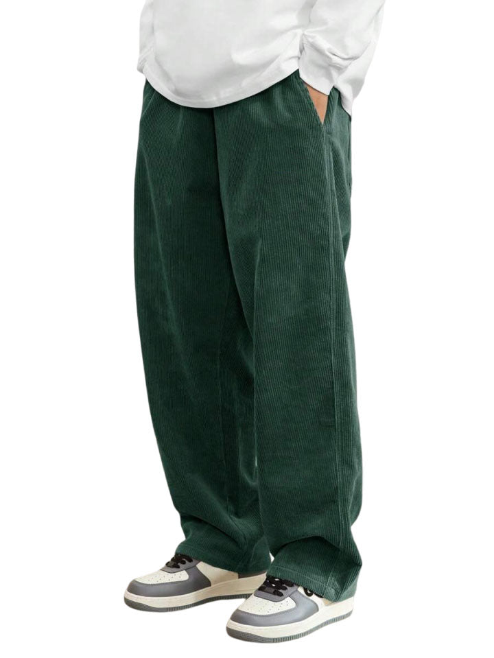 Men's Fashionable Retro Loose Thickened Trousers