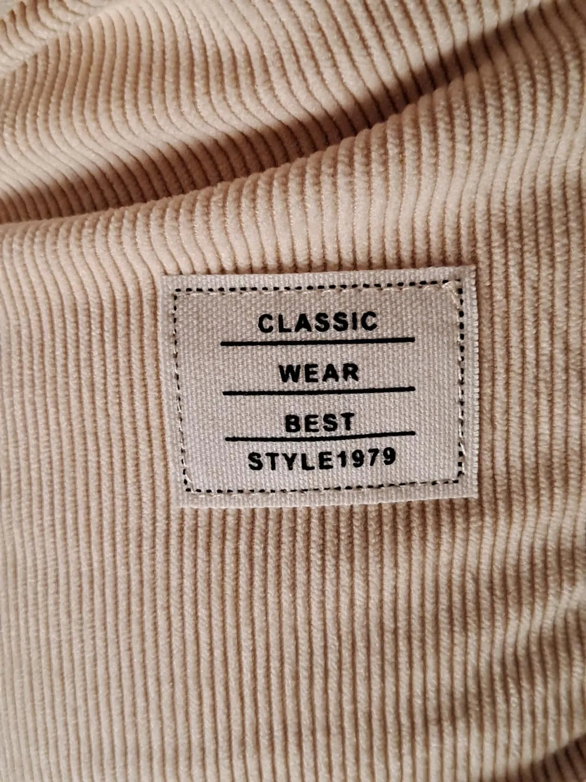 Men's Stylish Corduroy Simple Embroidered Logo Casual Lace-up Loose Shorts