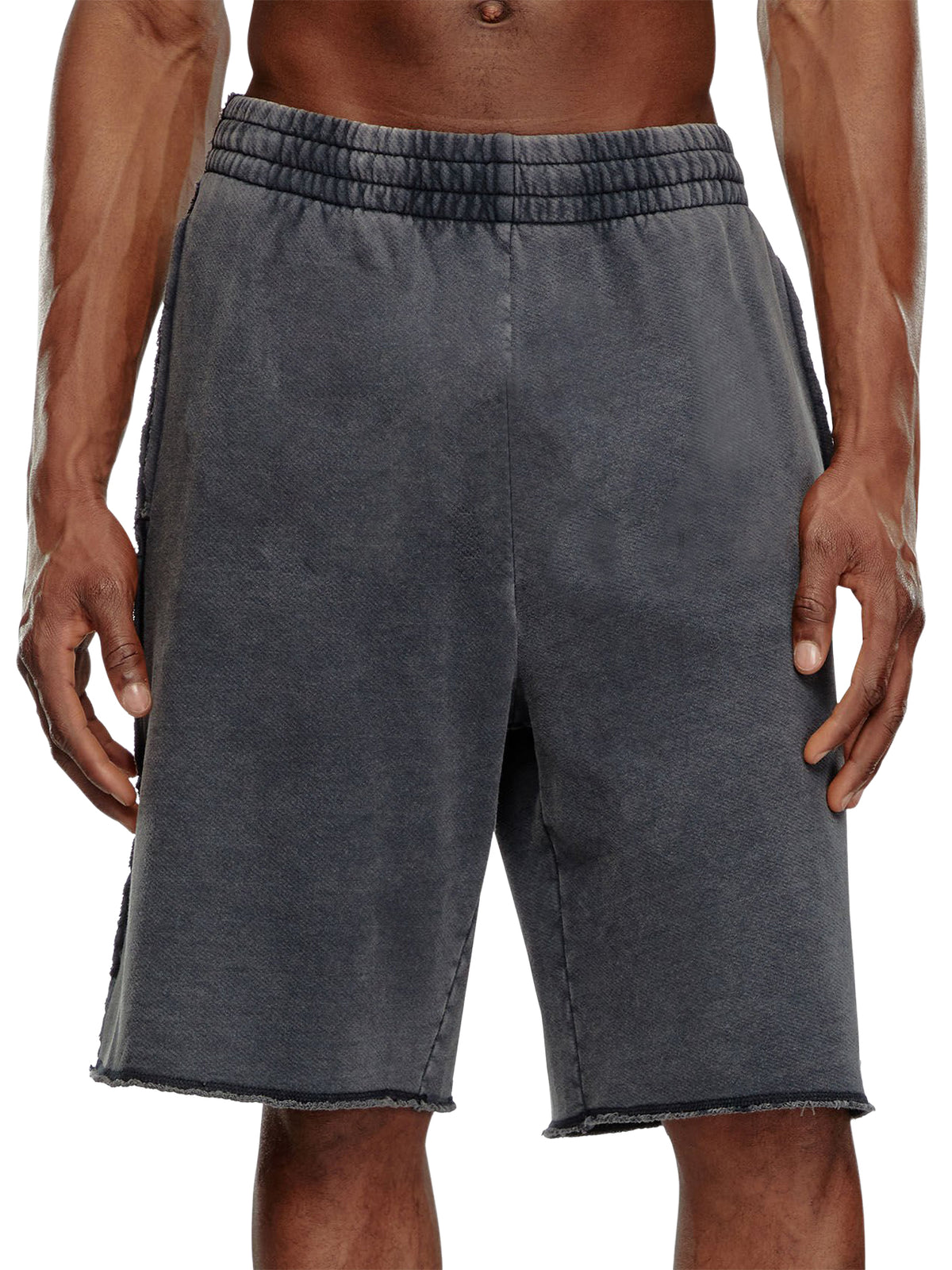 Men's Cotton Washed Distressed Vintage Distressed Shorts