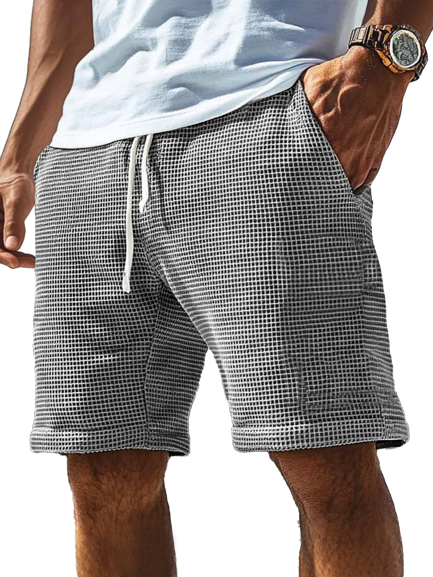 Men's Everyday Waffle Drawstring Comfort Shorts