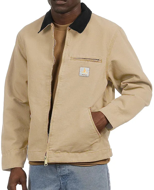 Men's Vintage Distressed Loose Detroit Jacket