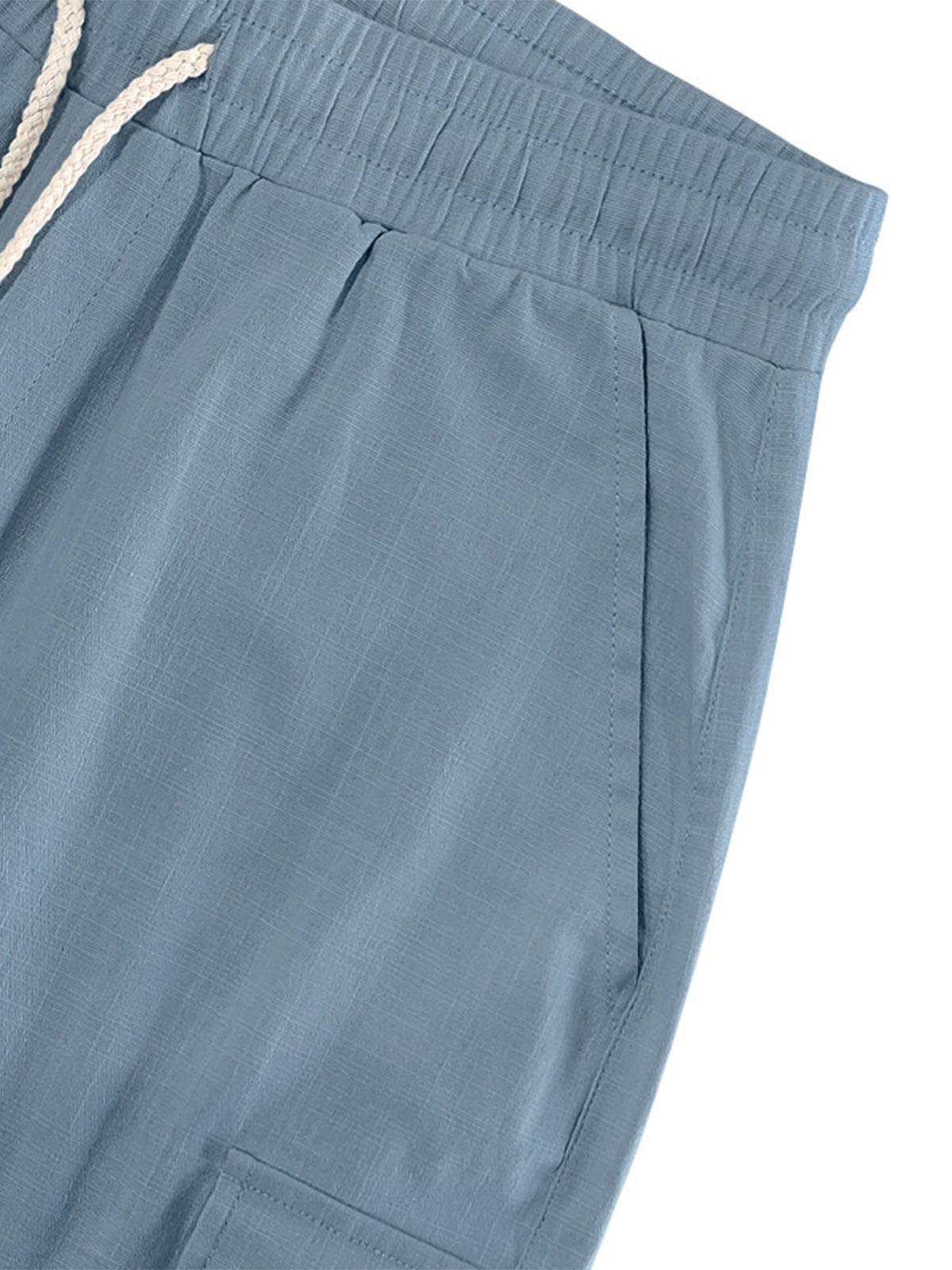 Men's Multi-pocket Cotton Casual Loose Shorts