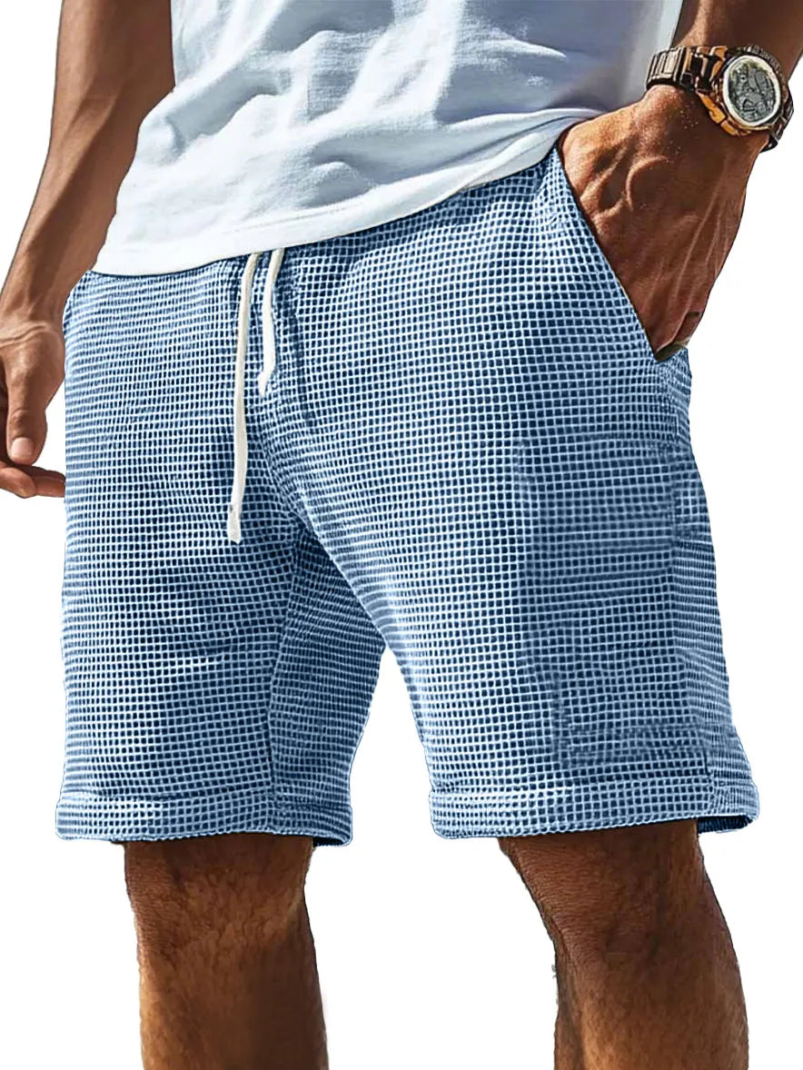 Men's Everyday Waffle Drawstring Comfort Shorts