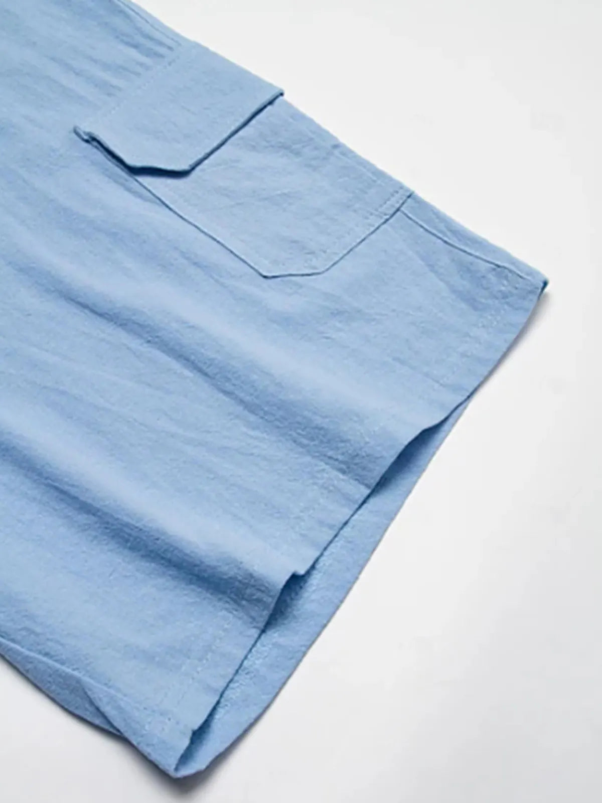 Men's Casual Cotton Drawstring Elastic Waist Shorts