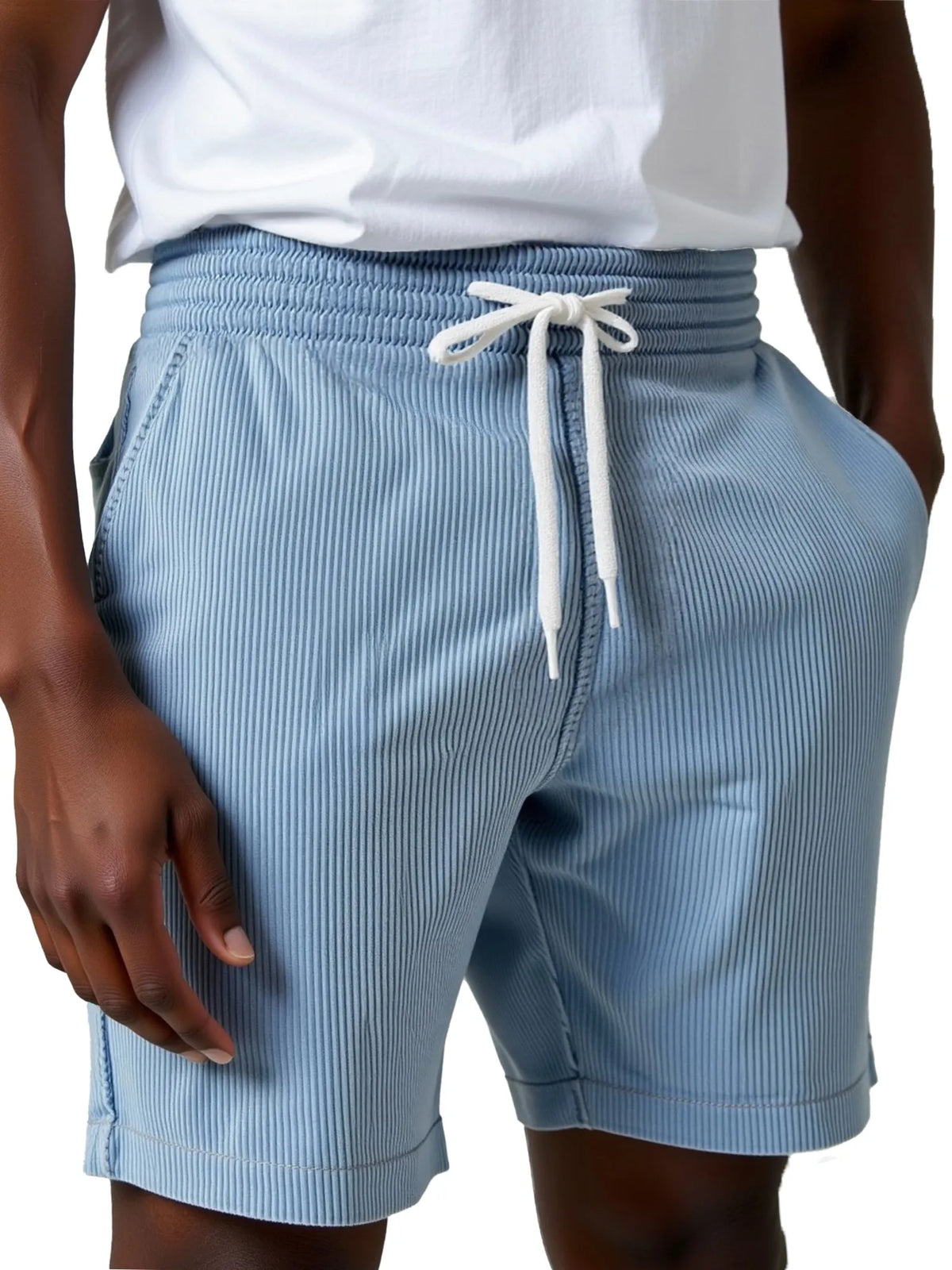 Men's Casual And Comfortable Everyday Simple Corduroy Shorts