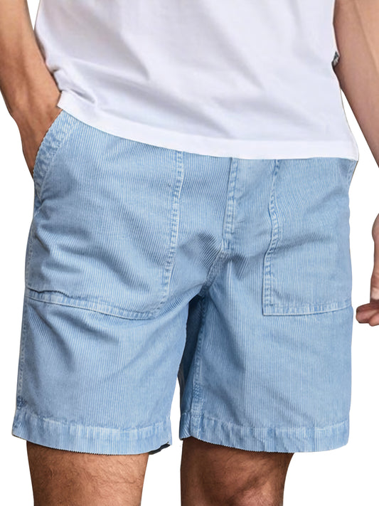 Men's Everyday Texture Solid Color Loose Shorts