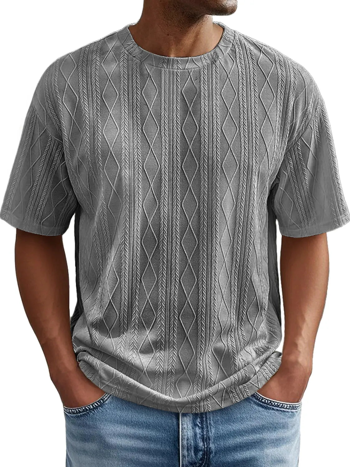 Men's Vintage Washed Cotton Stand Collar Pocket Casual Sleeveless Henley Vest