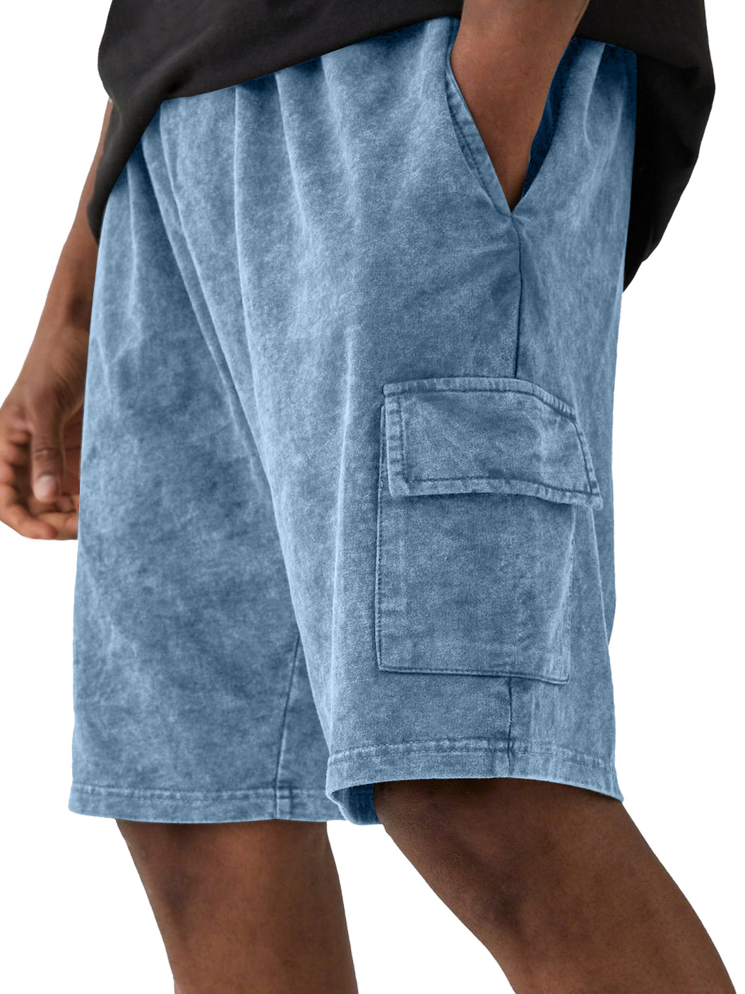 Men's Fashion Retro Cargo Pocket Casual Shorts