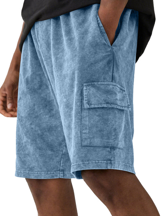 Men's Fashion Retro Cargo Pocket Casual Shorts