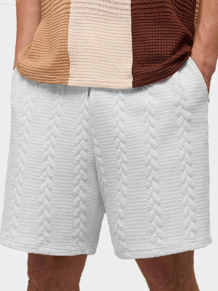Men's Fashion Casual Jacquard Shorts