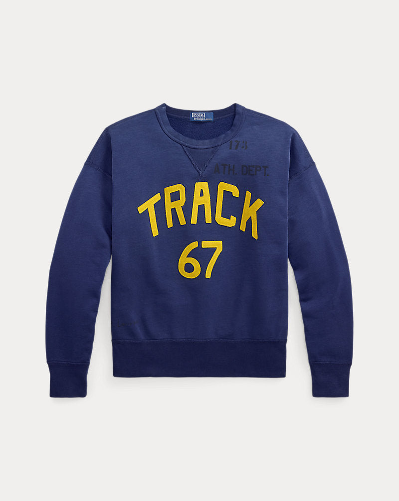 Vintage Fit Fleece Graphic Sweatshirt Newport Navy